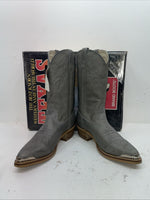 New Men’s Gray Texas Brand Cowboy Boots. 5412 11 D. 8-57