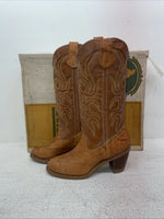 New Women’s Brown Texas Brand Cowboy Boots. 4944 6.5 6 1/2 M. 1-40