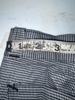 New Vintage Black And White Checkered Handler Polyester Pants #1179 SS-96