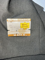 New Men’s Grey HbarC California Ranchwear Suit Coat 42R WW-83