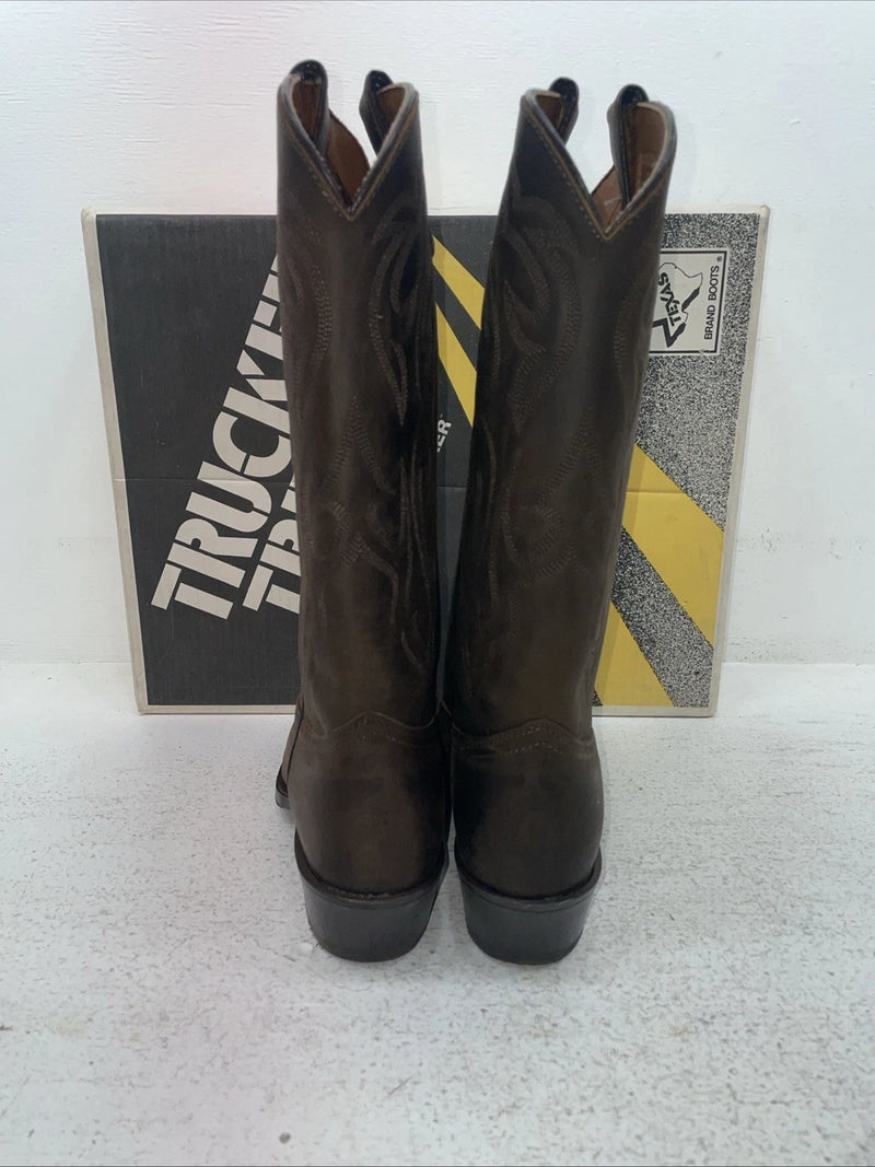 New Men’s Brown Texas Brand Cowboy Boots. 7621 8 D. 1-116