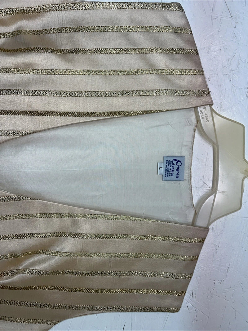 New Women’s Congress Classics Gold Western Show Vest Large E-602
