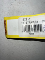 New ABetta Black Nylon Tie Strap #SZS10 EE-26
