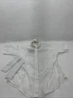 New Women’s White EQUISTAR Short Sleeve English Riding Shirt. 40 G-39