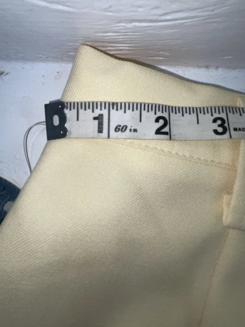 New Vintage Yellow Quick Silver Polyester Pants #2662 VV-93