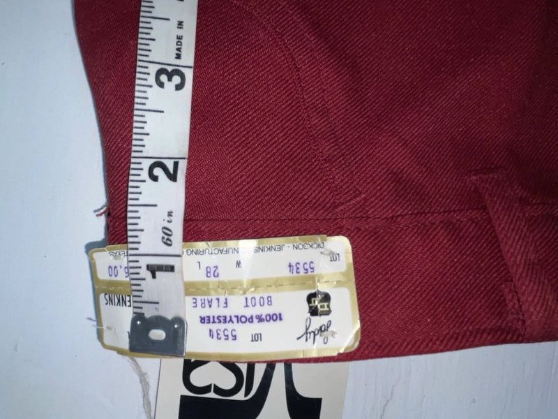 New Vintage Red Dickson Jenkins Polyester Pants #5534 3A-44