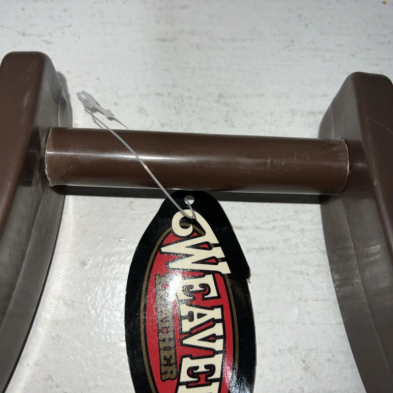 New Weaver Brown Plastic Adult Stirrups #30-1134 FF-4