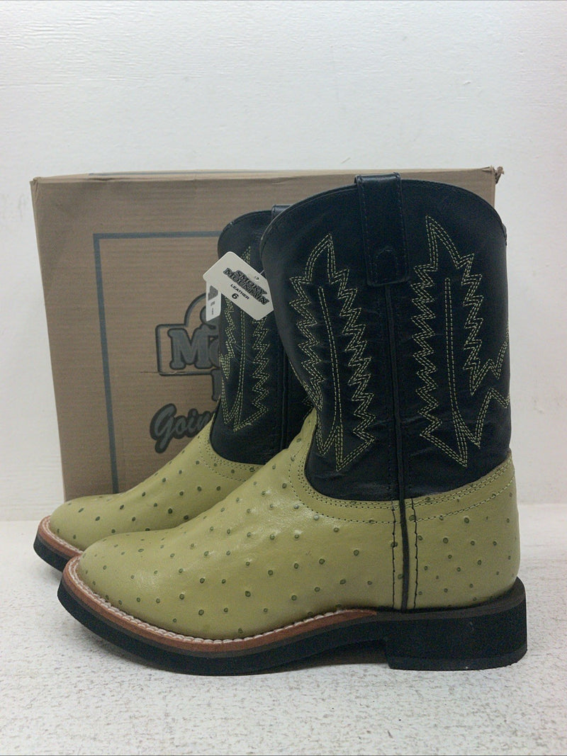 New Youth Green Smoky Mountain Cowboy Boots. 3027 6. 2-123