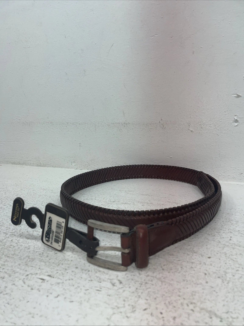 New Brown Genuine Leather Nocona Threaded 36” Belt #2410002 Z-19