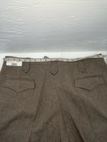 New Vintage Brown Circle S Polyester Pants #CP4776 OO-5