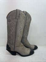 New Youth Gray Texas Brand Cowboy Boots. 4902 5 M. 2-161