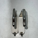 New Tough 1 Silver Iron Breakaway English Stirrups D-502