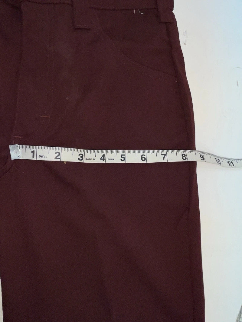 New Vintage Red Lee Polyester Pants #2004061 ZZ-68