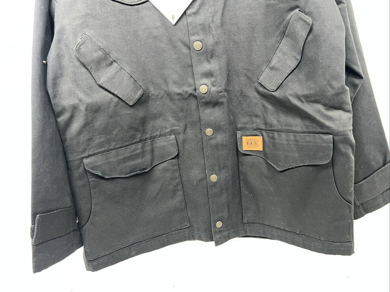 New Men’s ELY Outerwear Black Winter Jacket XL S-602