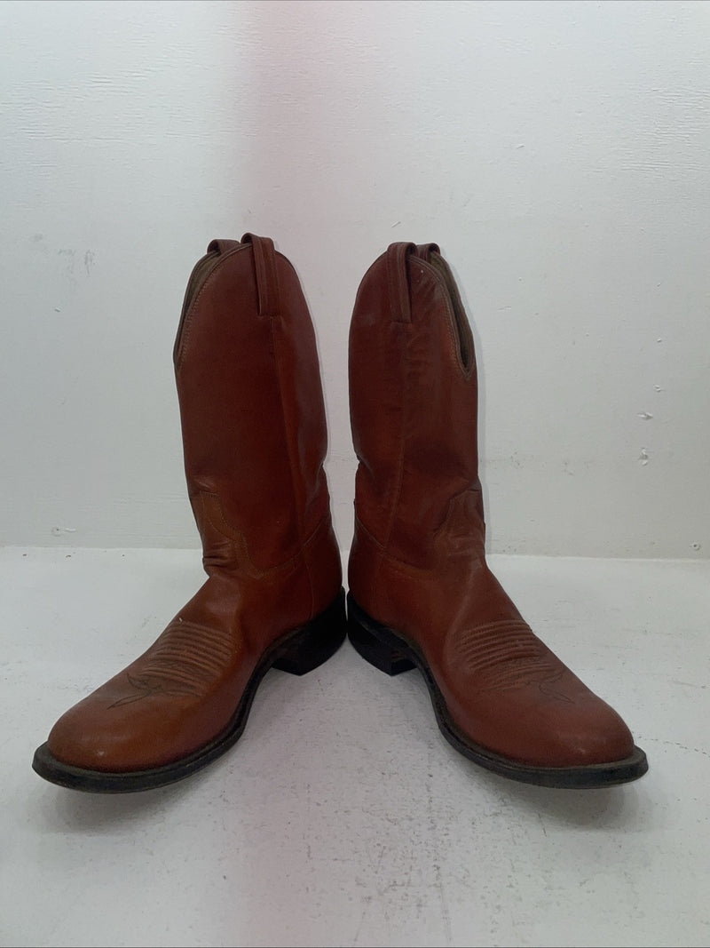 New Men’s Orange Laramie Cowboy Boots. 839 10 B. 6-73