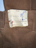 New Vintage Brown Miller Polyester Pants #2624 3A-79