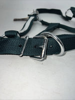 New Tough 1 Green White Nylon Deluxe Draft Halter #50-9575 W-36