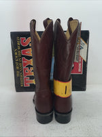 New Men’s Red Texas Brand Cowboy Boots. 7863 9 D. 3-36