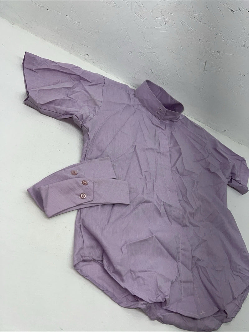 New Women’s Purple EQUISTAR Short Sleeve English Riding Shirts 42 465083 G-42