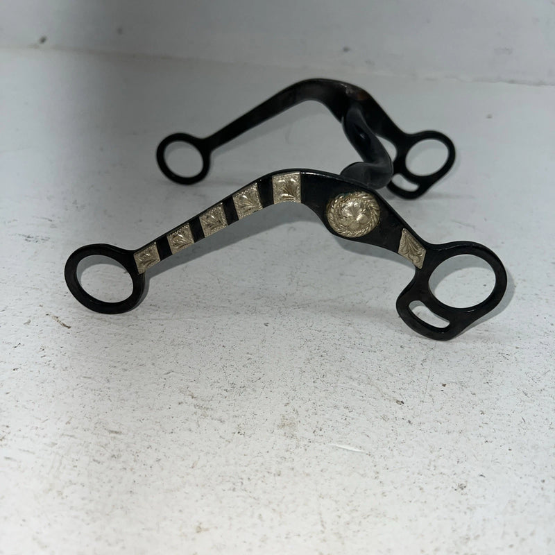 New Congress Leather 5” Black Steel Welded Port Bit #48028 LLL-4