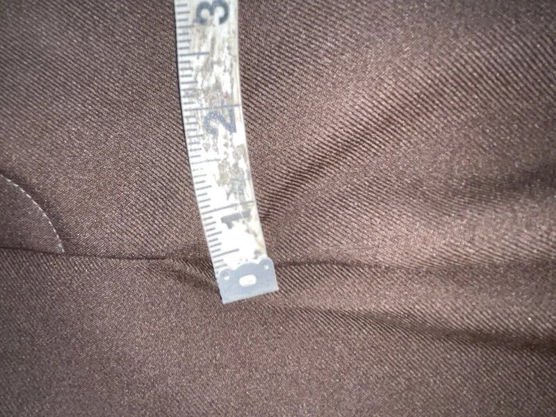 New Vintage Brown H Bar C Polyester Pants #MR477 SS-48