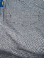 New Vintage Black Speckled Circle S Polyester Pants #CP6740 XX-113