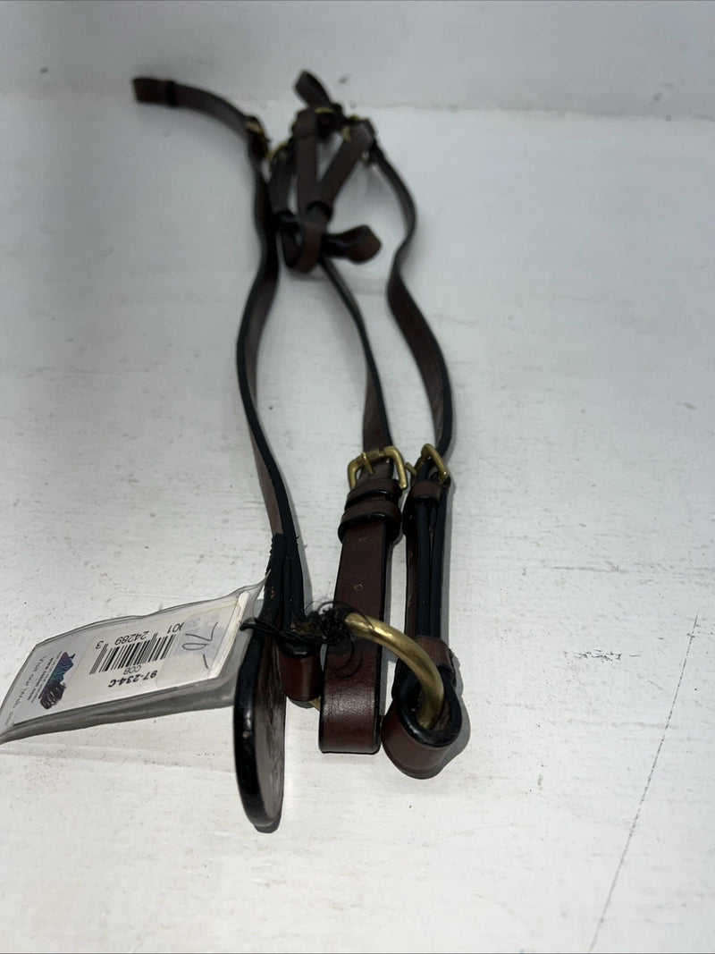 New Brown Leather Classic Cob Martingale #97-234-c BB-43