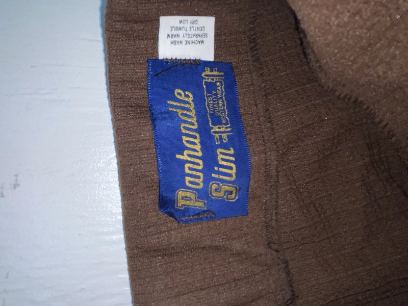 New Vintage Brown Panhandle Slim Polyester Pants #8122 SS-99