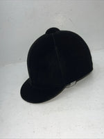 New Women’s Black Velvet IRH English Riding Helmet. 1020 7 1/8. 12-87