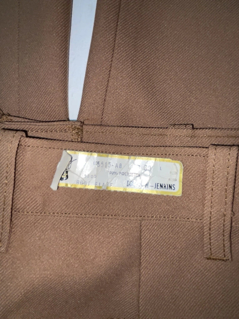 New Vintage Brown Dickson Jenkins Polyester Pants #5515 OO-83