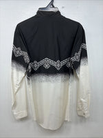 New Women’s Brooks & Dunn Black White Long Sleeve Button Up Size Small TT-64