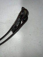 New Silver Fox Black Draft Bridle With Reins #20-05607-2-0 BB-37
