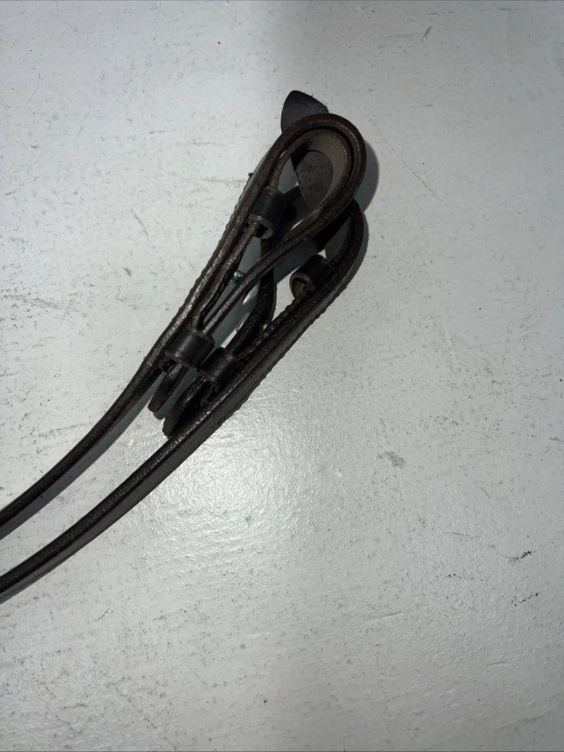 New Silver Fox Black Draft Bridle With Reins #20-05607-2-0 BB-37