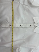 New Women’s Cowboy Threads White Long Sleeve Button Up Small DD-141