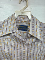 New Kids Panhandle Multicolor Design Long Sleeve Button Up Size 16 CC-99
