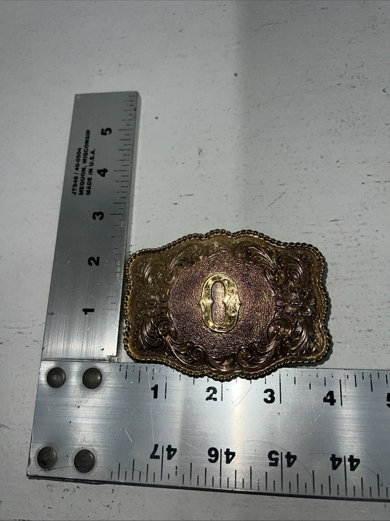 New Women’s M&F Gold “O” Belt Buckle. 38087-0 A-98