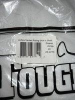 New Women’s White Tough 1 Comfort Riders Short Sleeve Riding Shirt. 40 D-32