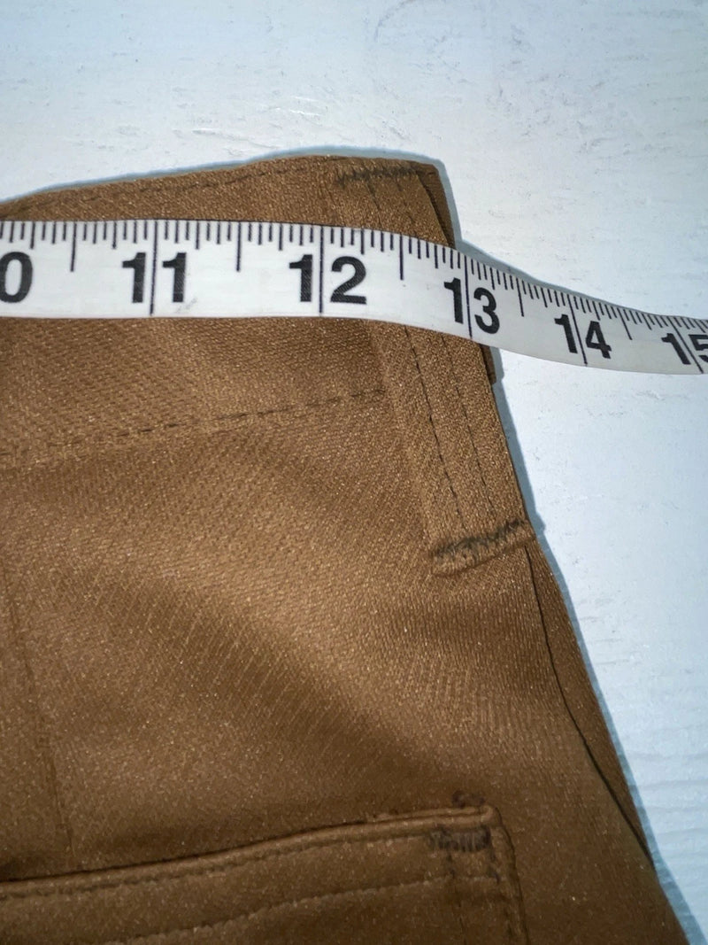 New Vintage Brown Polyester Pants 3A-51 