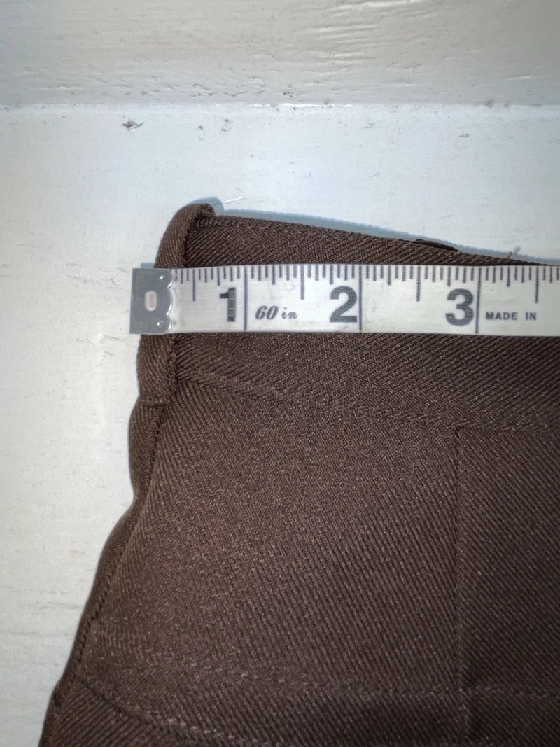 New Vintage Brown Dickson Jenkins Polyester Pants ZZ-47