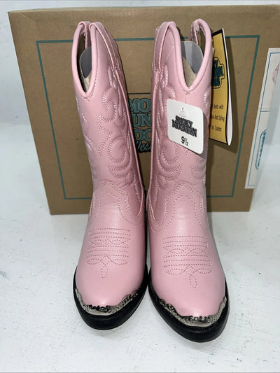 New Children’s Pink Smoky Mountain Cowboy Boots. 1041C 9.5 9 1/2. 24-39