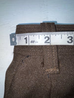 New Vintage Brown Dickson Jenkins Polyester Pants ZZ-74
