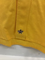 New Men’s Wrangler PBR Yellow Long Sleeve Button Up Large V-40