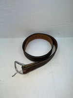 New Brown Genuine Leather Tooled 34” Belt #CL693 Z-163
