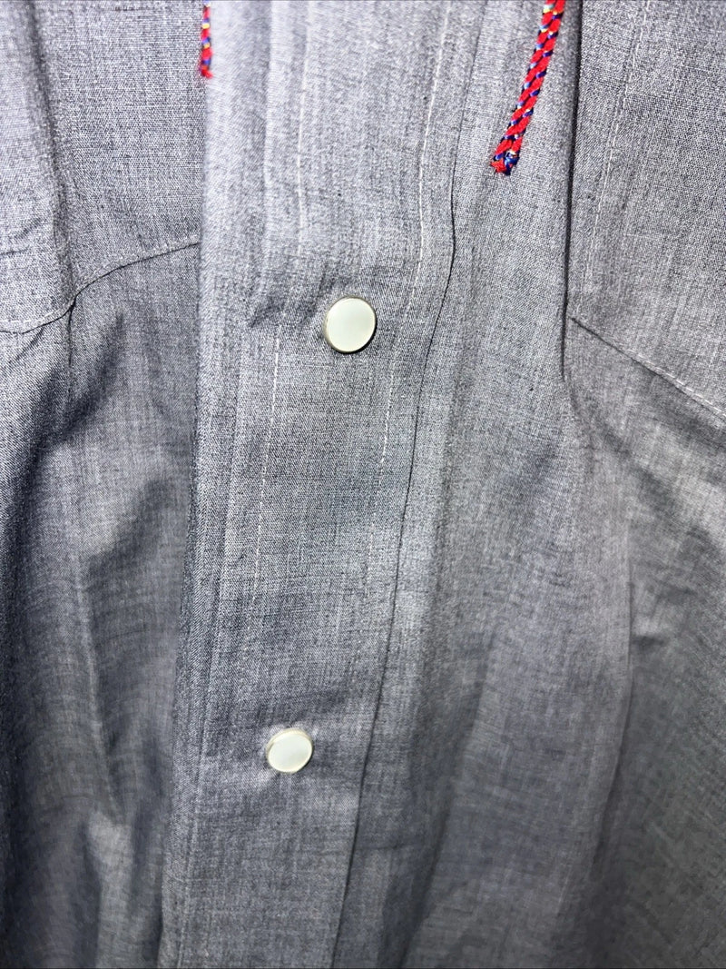 New Women’s Champion Westerns Navy Long Sleeve Button Up Shirt 14.5/33 3B-77