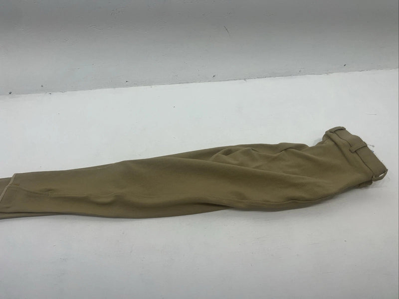 New Women’s Sport Riders Tan English Breeches. #041565 28-R  A-156