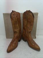 New Men’s Brown Texas Imperial Cowboy Boots. M 134 7.5 7 1/2 D. 1-83