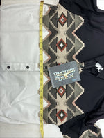 New Women’s Brooks & Dunn Western Design Long Sleeve Button Up Medium YY-113