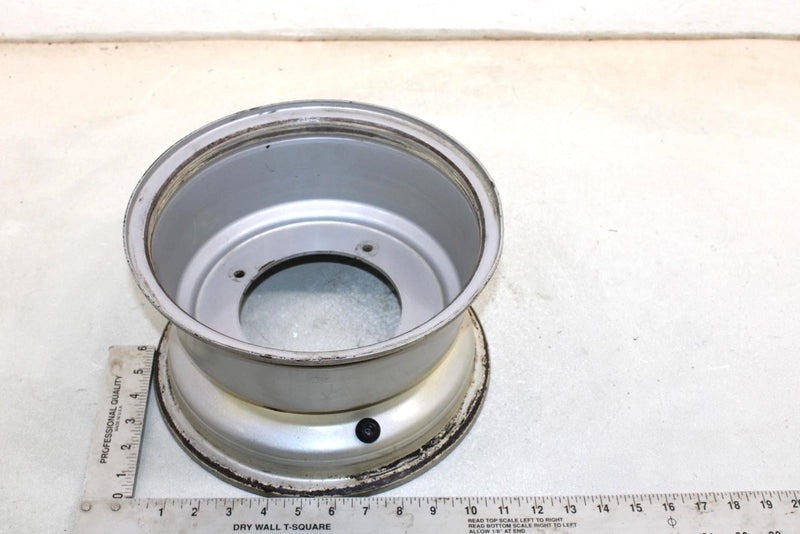 92 Polaris Trail Boss Oem Silver Wheel Rim 10x5.5 1520118 AP135