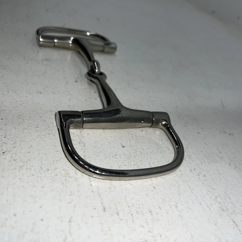 New Congress Leather 5” D Ring Snaffle Bit #477101 Y-501