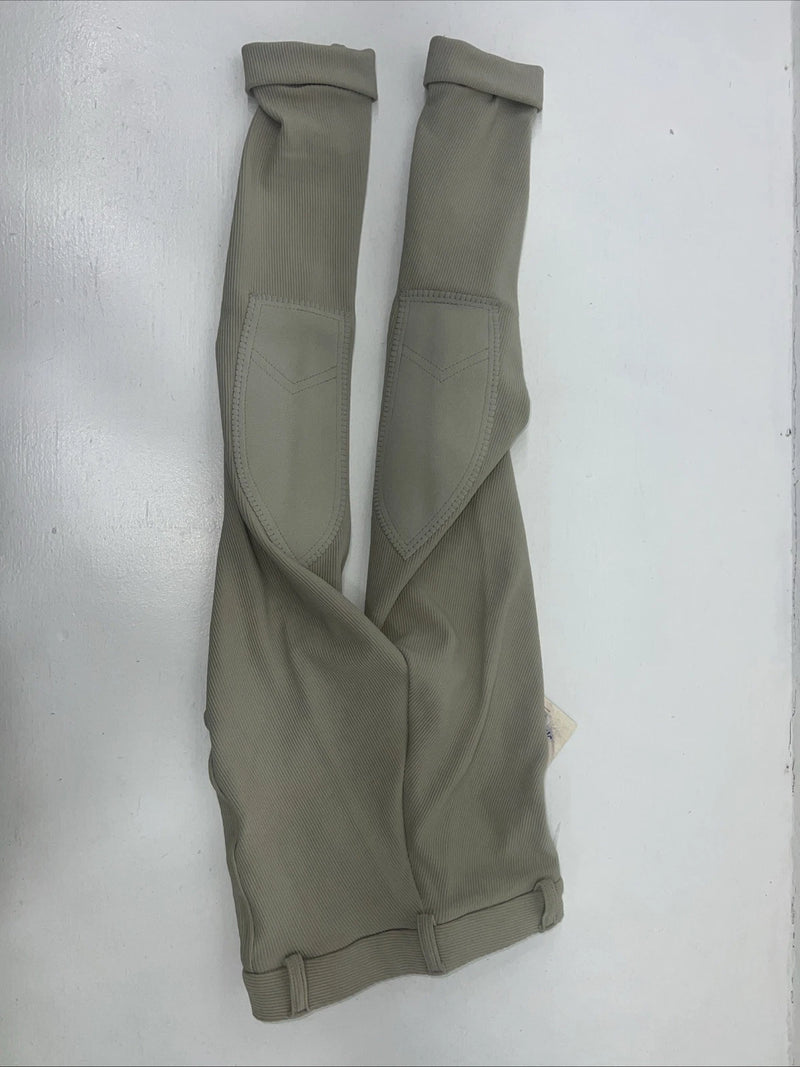 New Childrens Sport Rider Tan Knee Patch English Breeches. 8 #041565 A-143